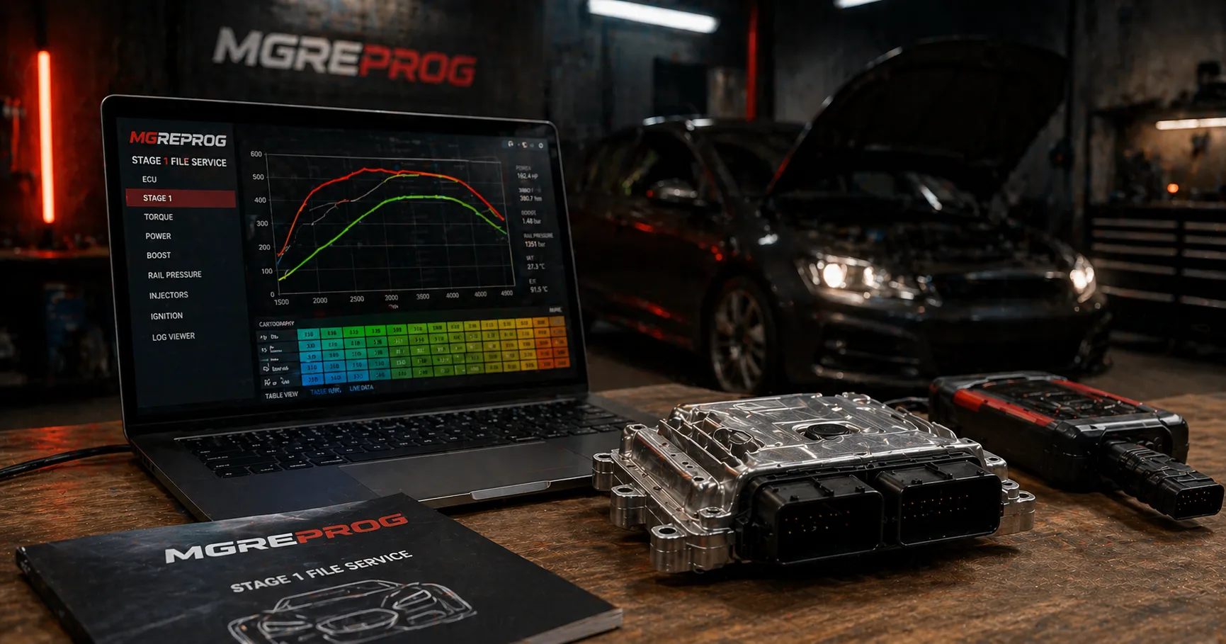 Stage 1 file service : fichiers ECU sur mesure