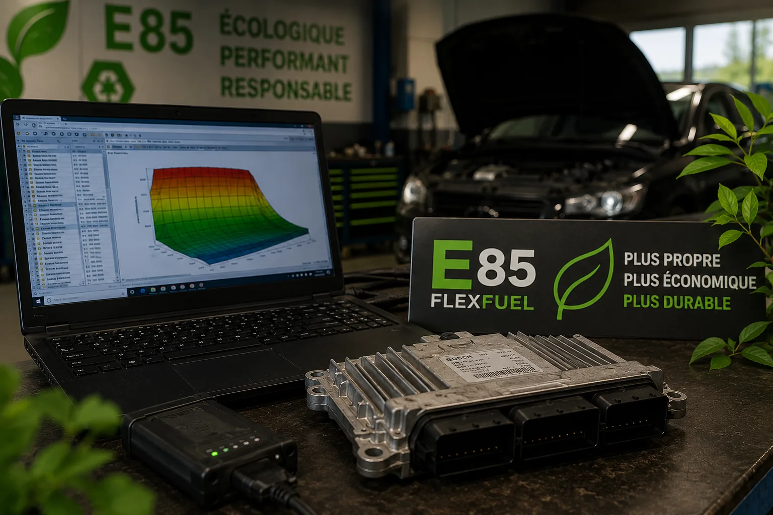 E85 file service : fichiers FlexFuel ECU sur mesure